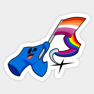 The Never Ending LGBT+ Flag Sticker